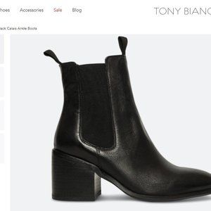 Tony Bianco hampton black calais ankle